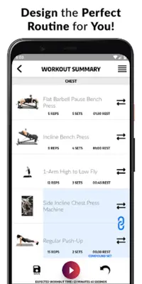 Exerprise Workout Meal Planner android App screenshot 5