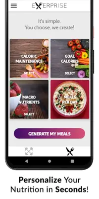 Exerprise Workout Meal Planner android App screenshot 7