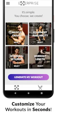 Exerprise Workout Meal Planner android App screenshot 8